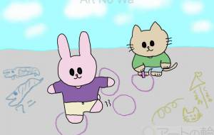 チョーク遊び。 - Junna