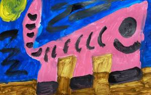 月夜のピンクカナラヤ - 笹谷正博