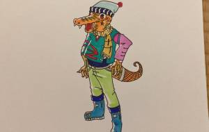 冬のワニ - コテツ