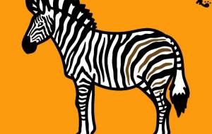 チャップマンシマウマ - シマハイエナ