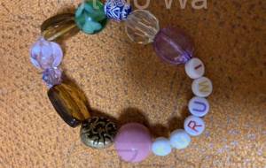 娘へのビーズブレスレット2つ目 - ミチェル