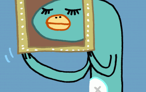 額縁からペンギン - 空叶論