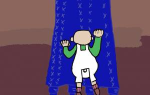 登れや!登れ!空から長いマフラー降ってきた。 - 宇佐山彩葉