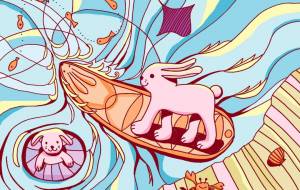 うさぎサマー - 工房はんど さくらもち