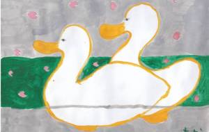 なかよし池のアヒル - 工房はんど toki