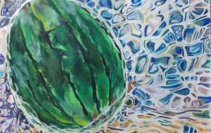 水に浮かぶスイカ - my_toshi