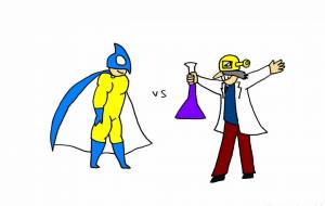ヒーローVS科学者 - 工房はんど yu-ma