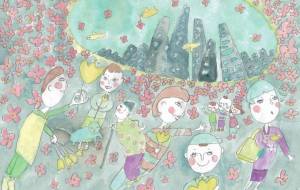 『みんなの、今日の空。桜』 - 工房はんど toki