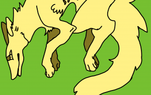 キツネ - 三日月
