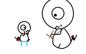 ミニぷにちゃん描いてね - しずく