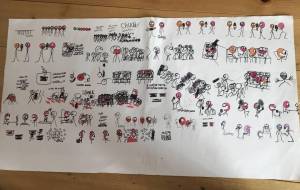 カレンダーの裏落書き - N-hrt