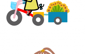 女の子ぷにちゃんお花摘み - しずく