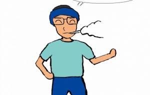 賽銭箱の女性 - みぎい@