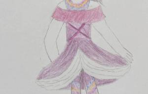 ドレスを着た女の子 - ルイ