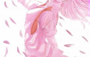 花舞い散る少女 - 桜