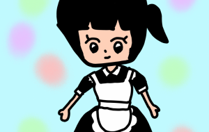 ネコの女の子 メイドになる - にゃんこそばこ