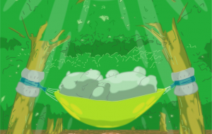 ハンモックでひとやすみ - 猪野 兼士