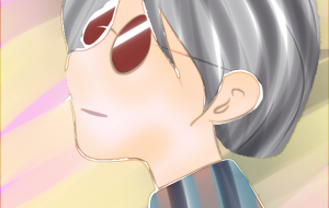 サングラスをかけた人 - 西原永恵