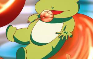 夏祭りのカエル - しお