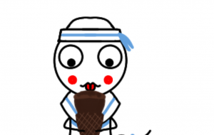 ぷにちゃんアイスおいしいよ - しずく