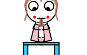 チョロス食べる女の子ぷにちゃん - しずく