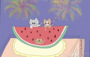 猫とスイカと花火 - Junna