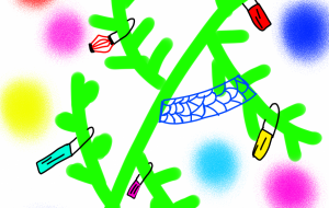 笹の葉 - にゃんこそばこ