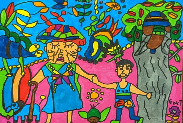 孫への愛情 - 田中郷 