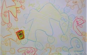 字も描いたよ - 棚田紗代