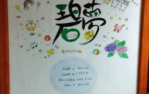 赤ちゃんの命名書 - 平野好重