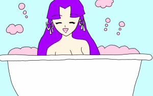 お風呂を楽しむ紫(むらさき)ちゃん - Aria(アリア) 