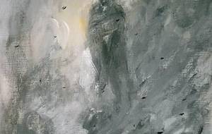 嵐のなか、の母と子、愛 - 真鍋哲地