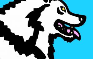 ホッキョクオオカミ - シマハイエナ