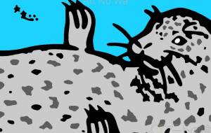 ゴマフアザラシ - シマハイエナ