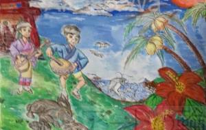 奄美大島の絵 - 三島礼子