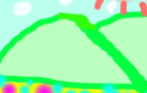 山と、青空と、花畑…。 - トゥー・A・ルルカ