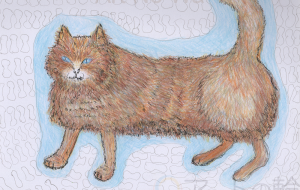 茶色のネコ - ゆふーち