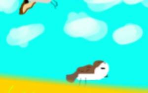 雀と米畑。 - トゥー・A・ルルカ