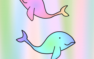 レインボーなくじら - しずく