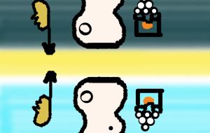 お月見ウサギ - なごしょー