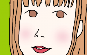 長い髪の女性 - ハヤシダ ヨウコ