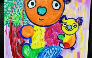 コアラの親子 - 真心