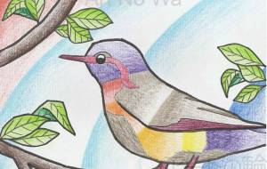 枝の上の鳥 - しげもり