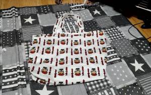 ハンドメイド作品 少々悪男のトートバック - たつきさんたく