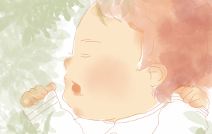 おやすみ赤ちゃん - えり