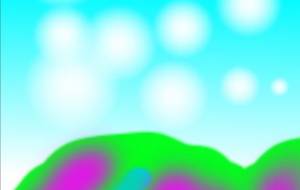 桜と川の山と、青空 - トゥー・A・ルルカ