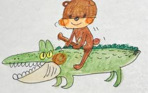 ワニとクマ - 空叶論