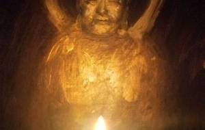 水墨ブラック黄金仏神 - 真鍋哲地