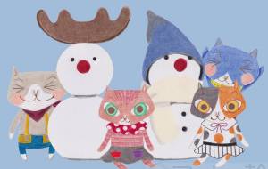 AARIKKAのトナカイと雪だるま - ナトリ ユカリ