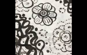 墨の花 - 絵言葉